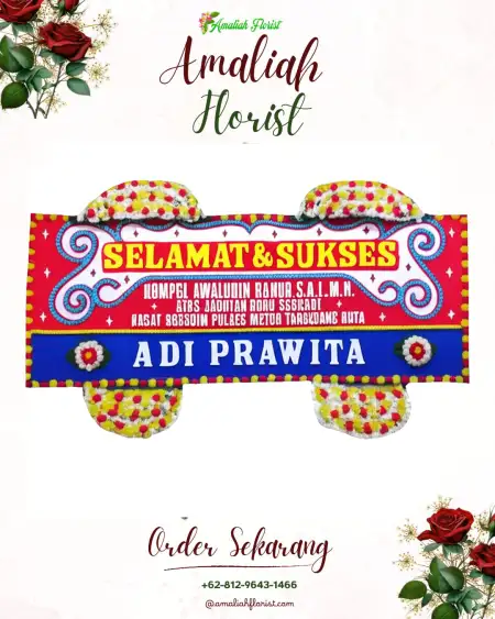 Papan Bunga Ucapan Selamat Gading Kasri