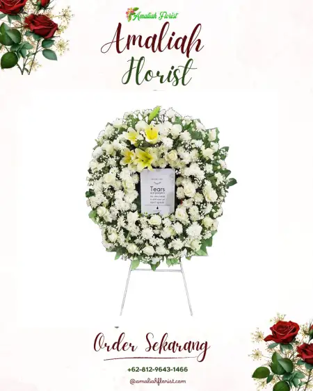 Krans Bunga Duka Gading Kasri